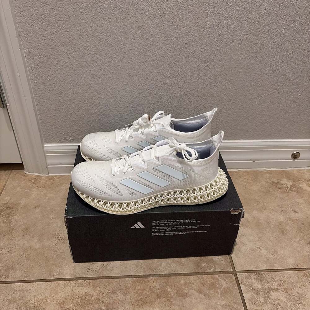 Adidas 4DFWD 3 Running Shoes, White (IG8987) Woman’s 7 - Picture 3 of 5